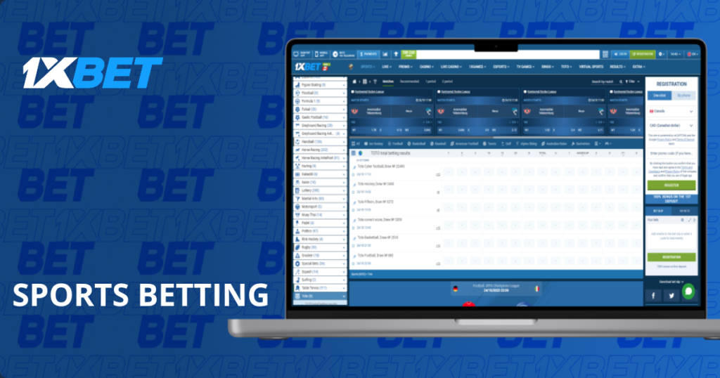 Sports Betting at 1xBet
